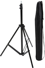 Amazon Basics Aluminum Light Photography Tripod Stand with Case - 2.8 - 6.7 Feet, Black