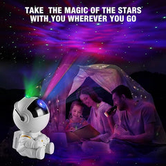 XHSY Astronaut Projector，Star Projector Galaxy Light，Night Light for Kids，Light Projector for Bedroom，Starry Nebula Ceiling LED Lamp，with Remote (White1)