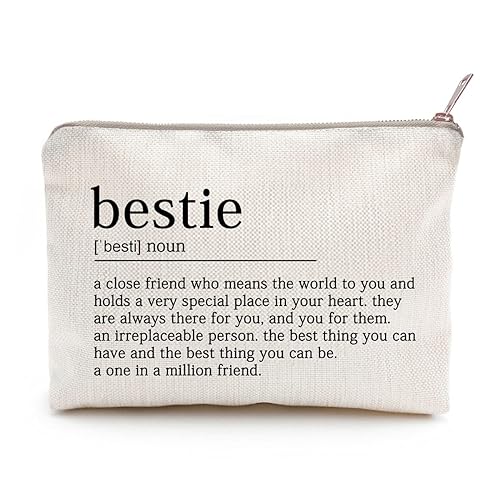 Bestie Definition Makeup Bag Best Friend Gift Work Bestie Friendship Gift Bestie Sister Gifts Sister College Sister Graduation