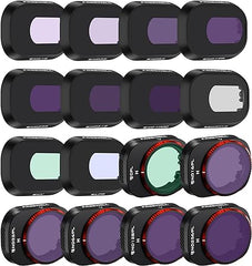 Freewell 16Pack Mega ND, ND/PL, CPL, UV, Snow Mist 1/4, Light Pollution Filters Compatible with Mini 4 Pro