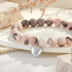 HGDEER Teen Girl Gifts, Natural Stone Bracelets Trendy Stuff Inspirational Teen Girl Gifts Ideas