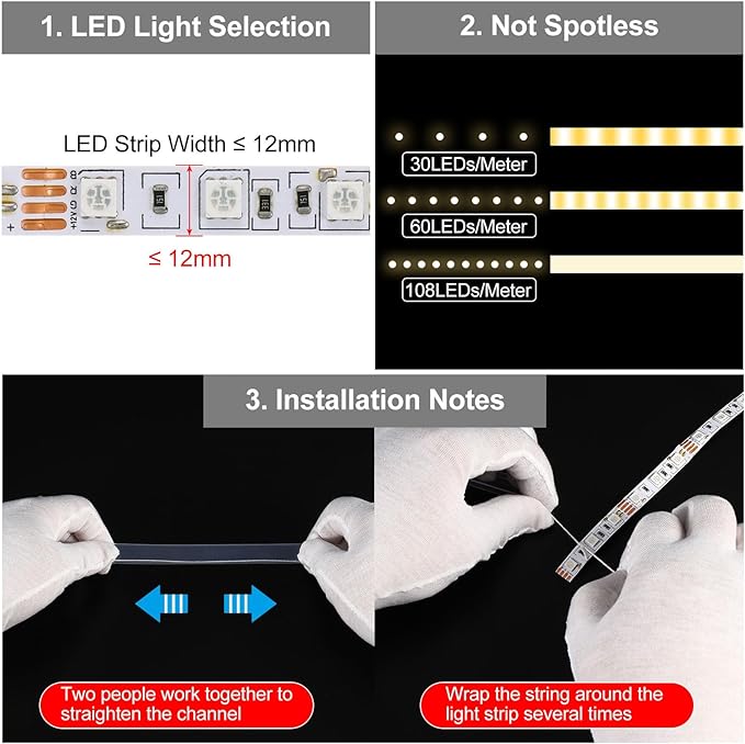 PATIKIL Silicone Tube Sleeve, 33ft/10Meter 12mm LED Diffuser Channel, Flexible IP67 Waterproof Protection Cover LED Silicone Channel System for 3528/5050/5630/3014 Led Strip Lights