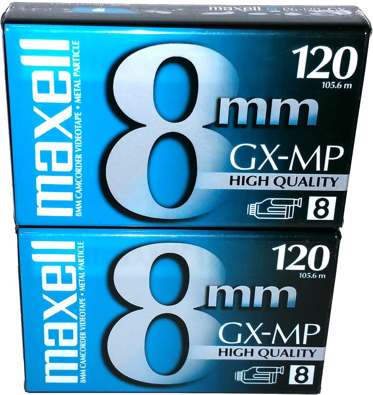 Maxell P6-120 GX-MP High Quality Camcorder Tapes, 2 Pack