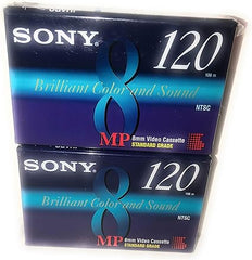 Sony MP 8mm Video Cassette Standard Grade 120 min (2 Pack) Visit the Sony Store