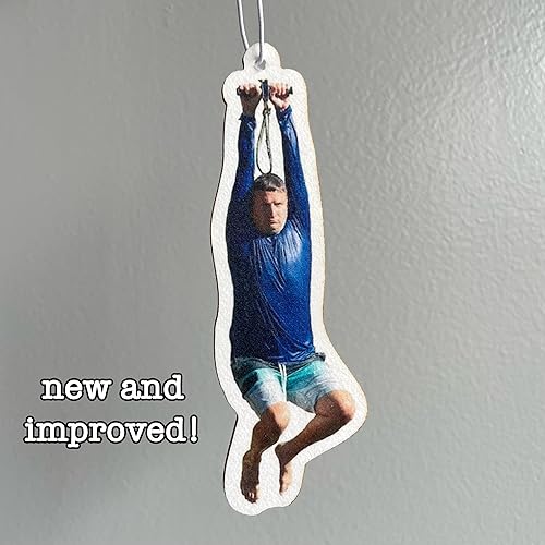 Tim Robinson Zipline ITYSL I Think You Should Leave Funny Air Freshener Gift Car Decor Eucalyptus Scented