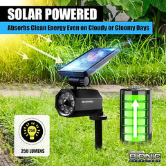 Bell+Howell Bionic Spotlight ASON TV LED Solar Motion Sensor Super Bright Waterproof Landscape Lights for Yard, Garden As Seen On TV