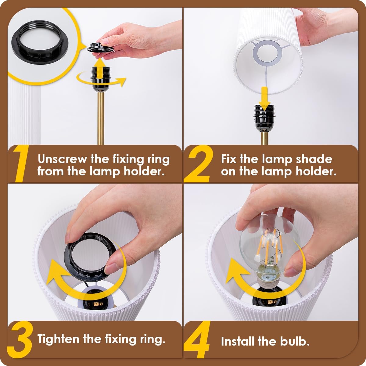 Lámpara de cabecera con puerto USB – Lámpara de mesa de control táctil para habitación, de madera de 3 vías, regulable, lámpara de mesita de noche con pantalla redonda de tela de lino para sala, habitación de niños, dormitorio universitario, oficina (bomb